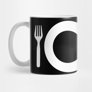 Eat Fork Knife Mug